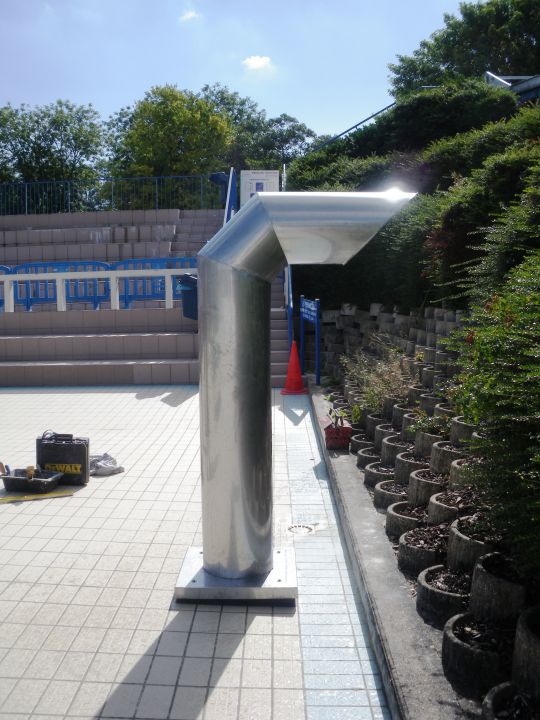 ventilation piscine gaine extraction air inox Sens